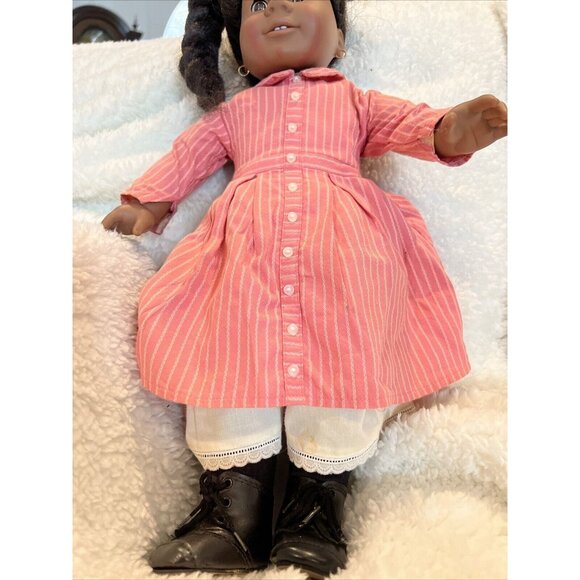 American Girl Doll Addy By Pleasant Company in Original Meet Dress 1993 - Picture 3 of 4